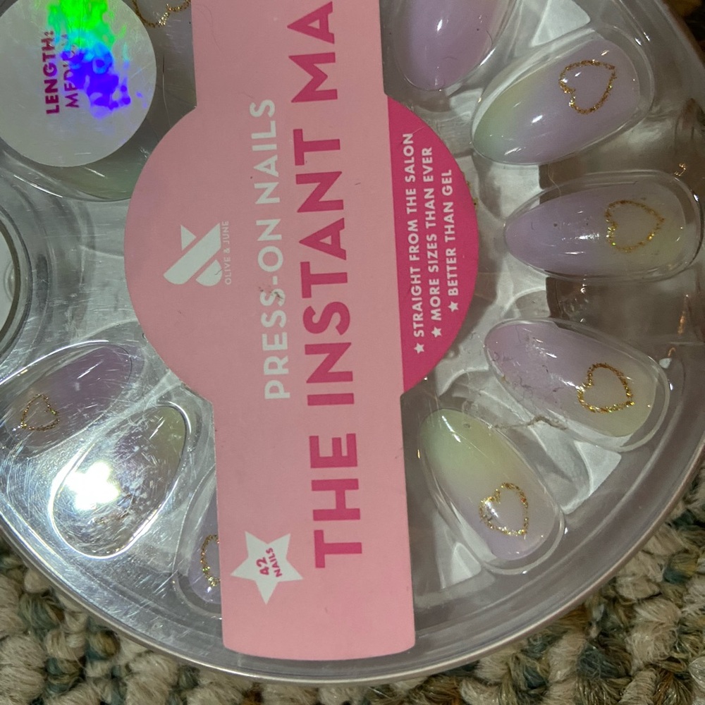 Pink lemonade with gold hearts